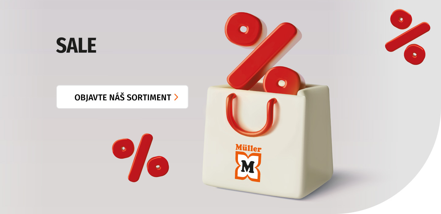 SALE - výpredaj v Müller - objavte náš sortiment