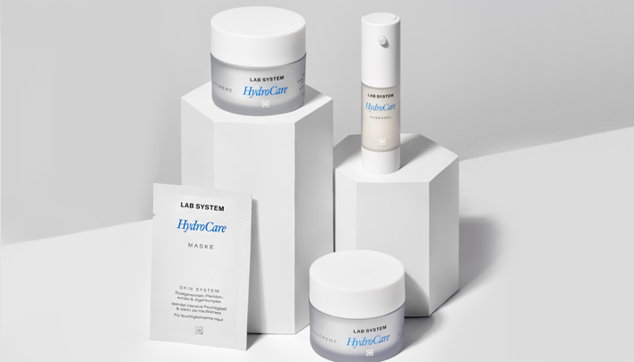 LAB SYSTEM HydroCare – hydratačná starostlivosť o pleť, maska a krémy