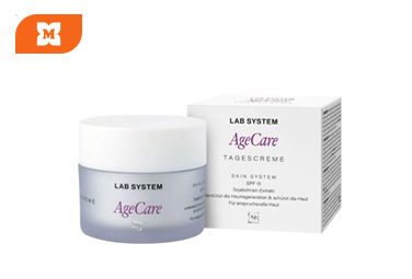 Denný krém Lab System AgeCare SPF 15 – ochrana pred UV žiarením a regenerácia pleti.
