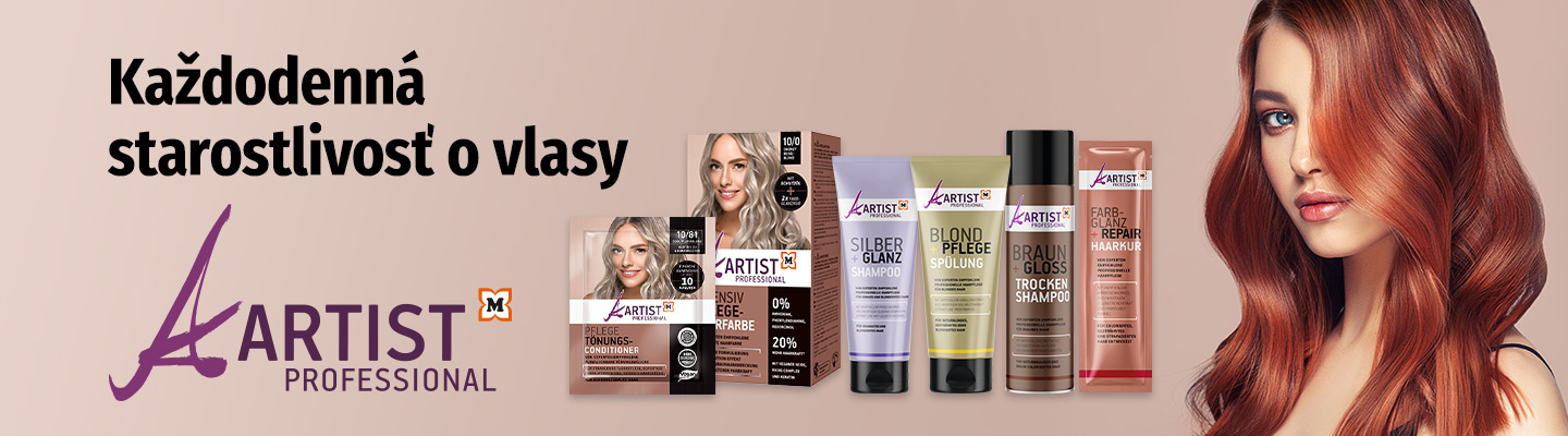 Značka Artist Professional - každodenná starostlivosť o vlasy