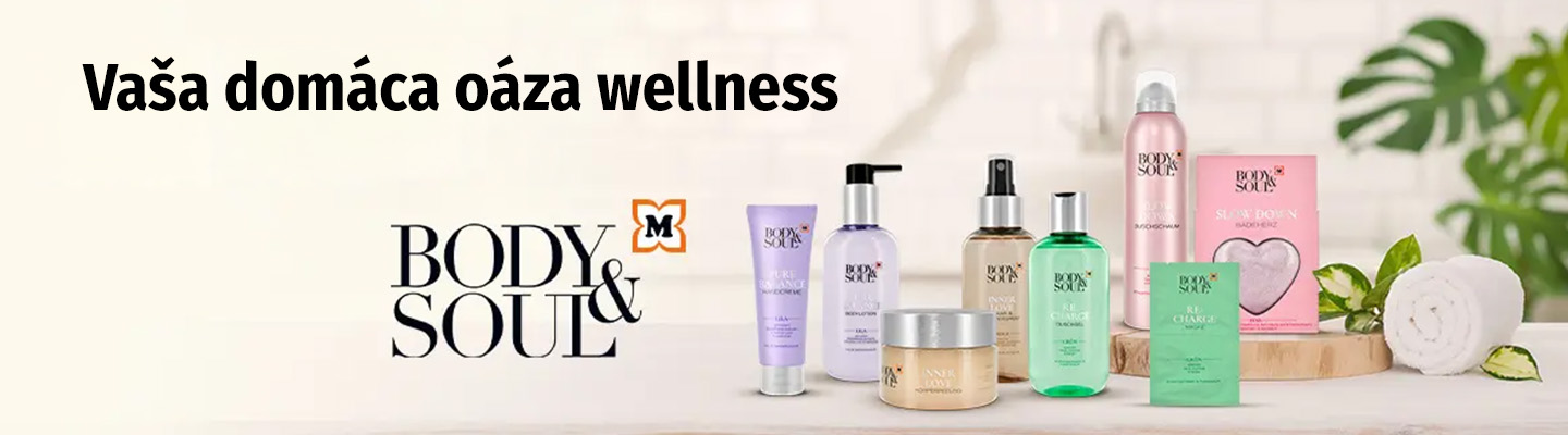 Body&Soul – luxusná starostlivosť o telo, sprchové peny, gély, krémy a darčekové sety