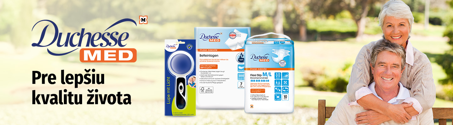 Duchesse MED - Pre lepšiu kvalitu života - zdravotnícke a hygienické pomôcky pre seniorov