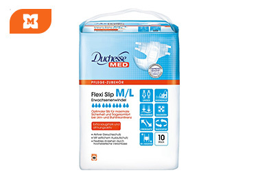 Inkontinenčné nohavičky Duchesse MED Flexi Slip M/L – spoľahlivá ochrana a pohodlie.