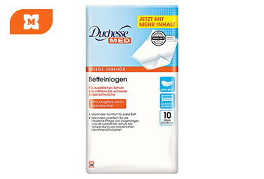 Ochranné podložky na posteľ Duchesse MED – spoľahlivá ochrana pri inkontinencii.