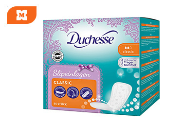 Hygienické vložky Duchesse nature – ekologické a pohodlné riešenie pre menštruáciu.