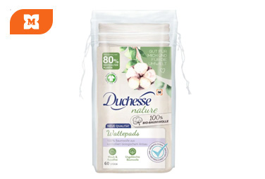 Odličovacie tampóny Duchesse nature – jemné a vhodné pre citlivú pleť.