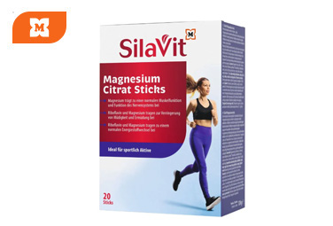 Silavit Magnesium Citrat Sticks – doplnok stravy s magnéziom v praktických tyčinkách