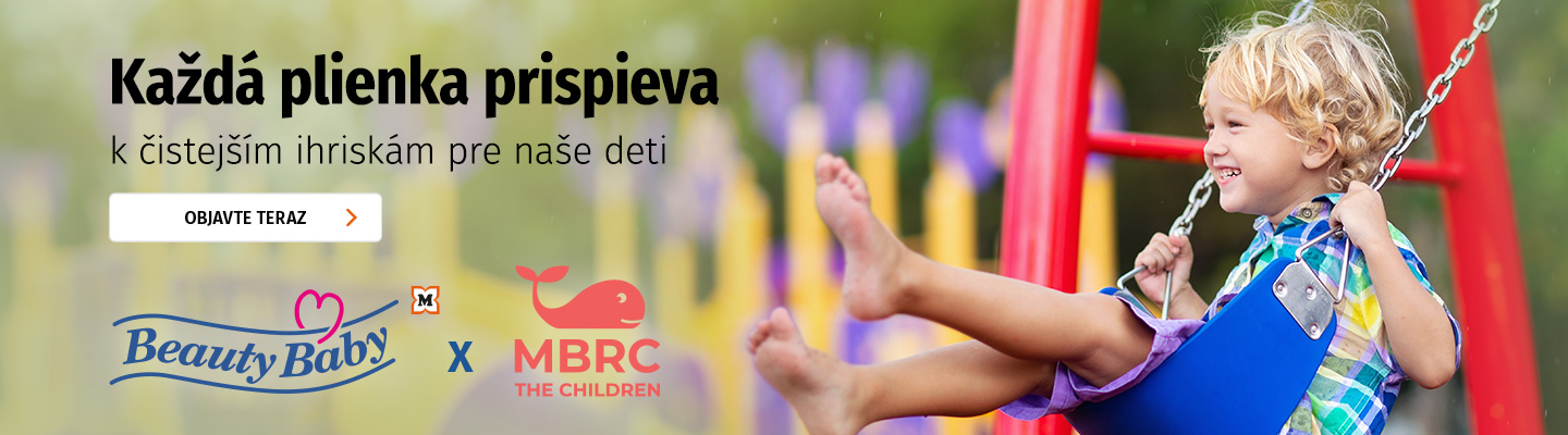 Kooperácia Beauty Baby + MBRC The Children: Každá plienka prispieva k čistejším ihriskám pre naše deti