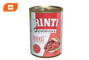Mokré krmivo pre psov Rinti Kennerfleisch s morčacím mäsom