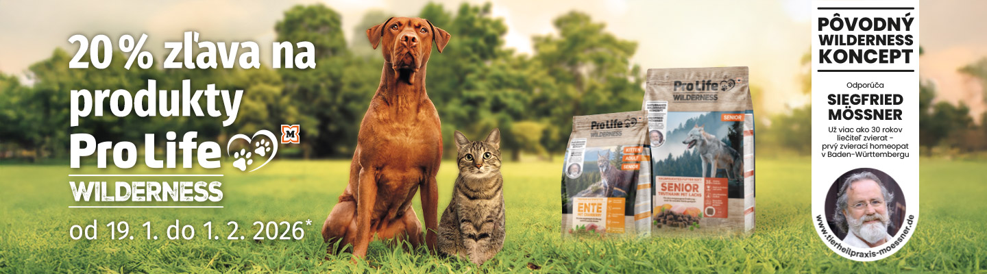Akcia: 20% zľava na produkty ProLife WILDERNESS, od 19.1. - 1.2.2026