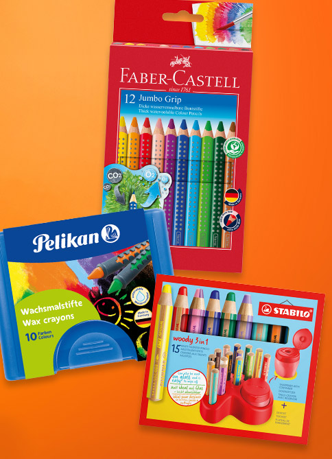 Farebné ceruzky a voskovky