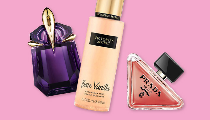 Ponuka dámskych vôní v Müller - značkové parfémy, telové spreje