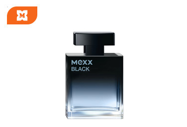 MEXX Black Man – pánska drevito-akvatická vôňa s mandarínkou, čiernym korením, leknicou a ambrovým základom.