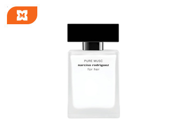 Narciso Rodriguez For Her Pure Musc – elegantná dámska vôňa s tónmi jazmínu, pomarančového kvetu a výrazným pižmovým základom.