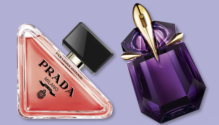 Značkové dámske vône - ilustračný obrázok