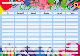 Rozvrh ceruzky