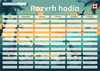 Rozvrh dinosaury