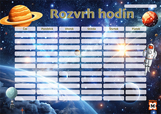 Rozvrh kozmos