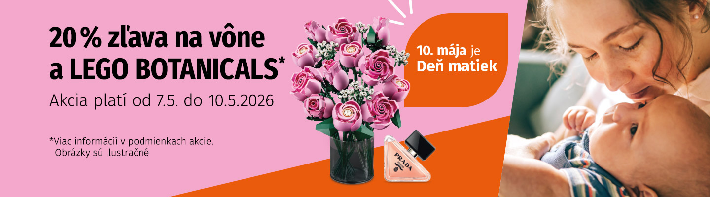 Deň matiek v Müller – 20 % zľava na vône a LEGO Botanicals